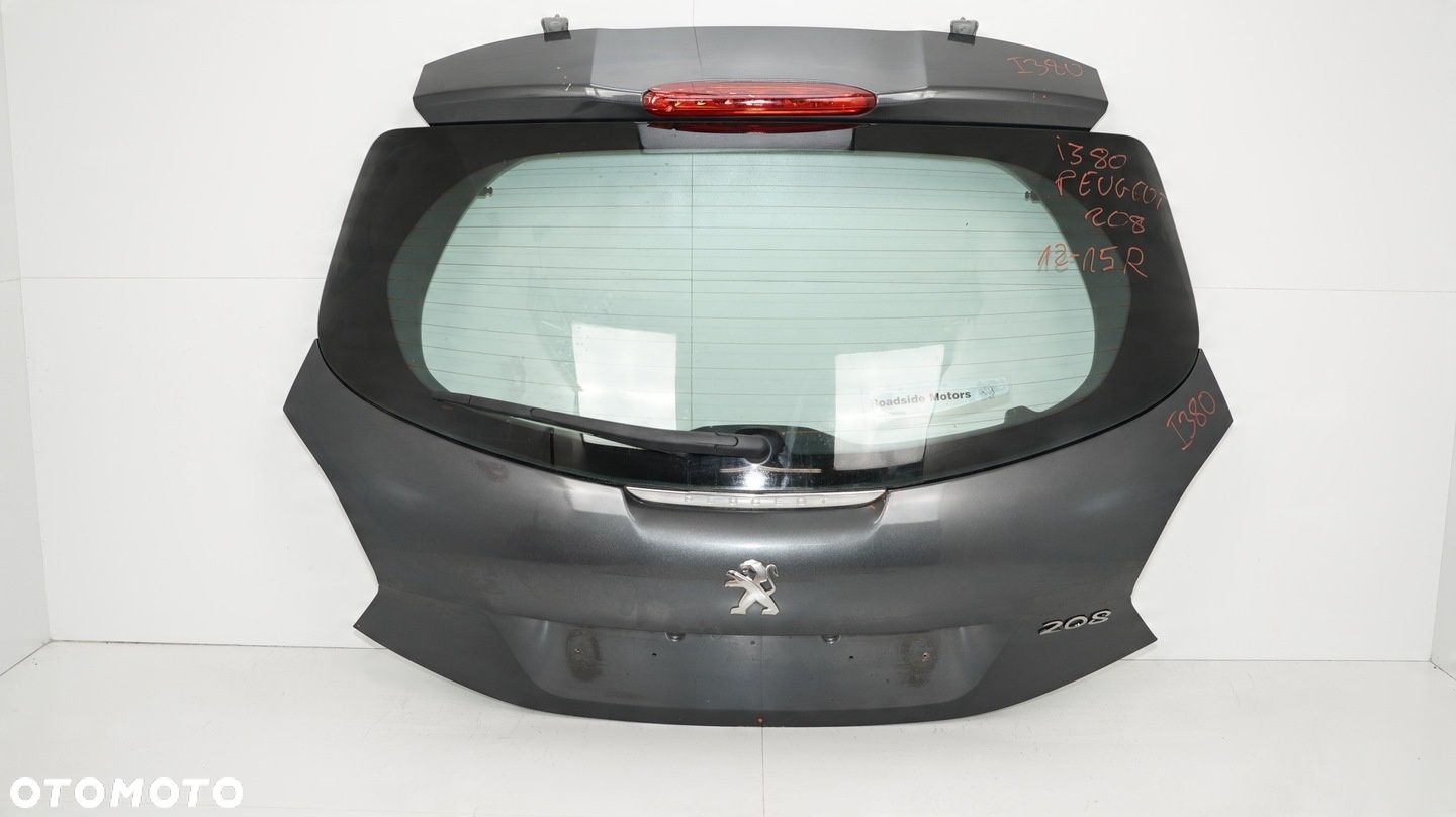 KLAPA BAGAŻNIKA TYŁ PEUGEOT 208 I 12-15R - 1