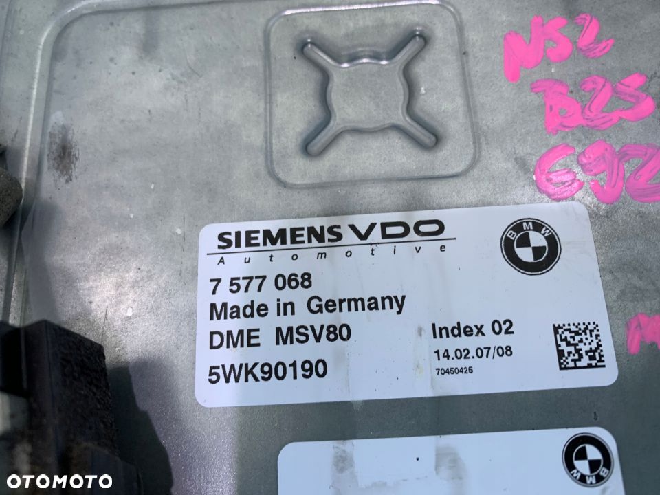 ZESTAW DO ODPALENIA 7577068 CAS BMW E90 325i N52N - 4