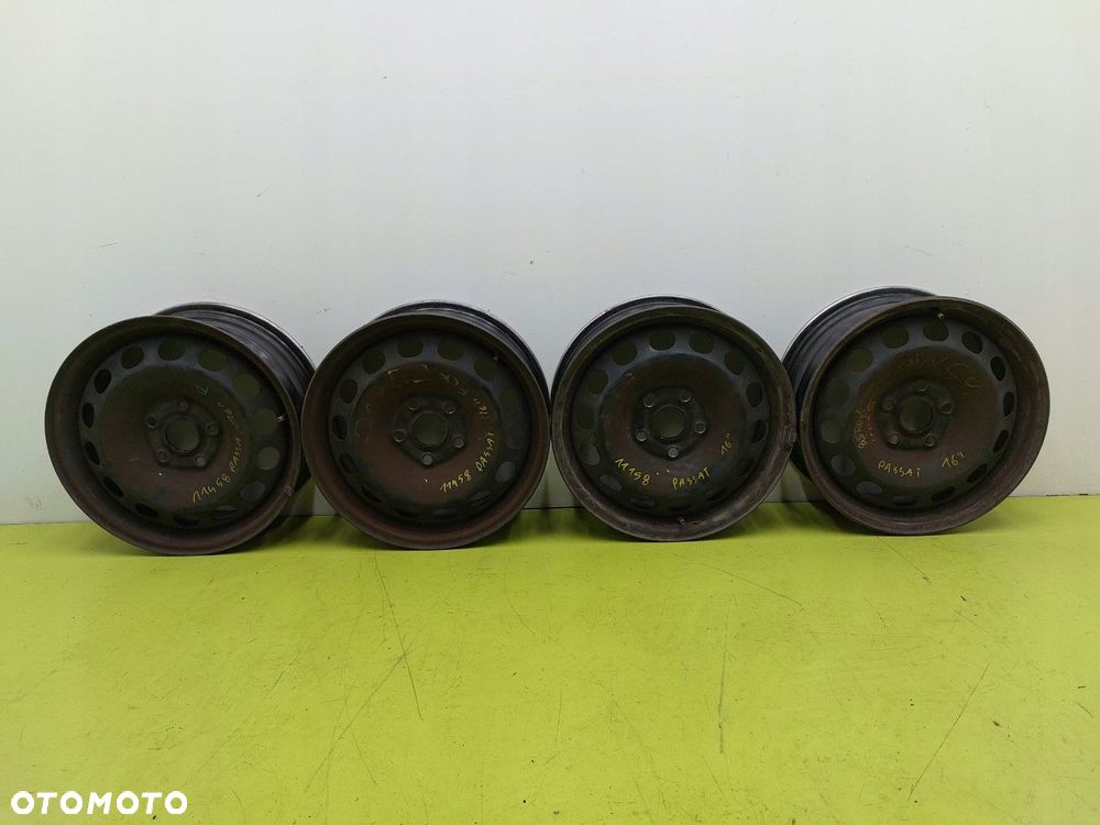 Felgi stalowe VW Passat B6 B7 JETTA GOLF V CADDY 6,5 J 16 5X112 ET 50 - 1