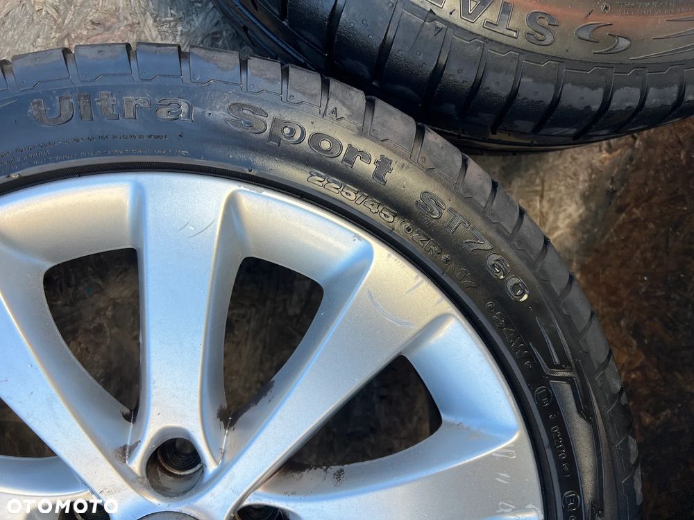 KOŁA FELGI KOMPLET OPEL MERIVA B ASTRA J 17 5x110 ET35 7Jx17H2 13269541 - 8