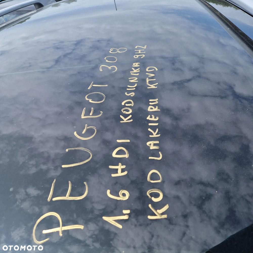 Peugeot 308 1.6 HDI kod silnika 9H2 Kod lakieru KTVD - 4