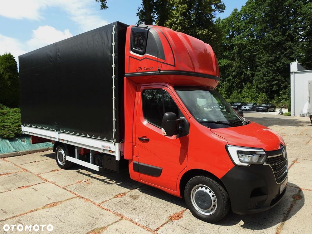 Renault MASTER PLANDEKA 10 PALET WEBASTO KLIMATYZACJA TEMPOMAT LEDY PNEUMATYKA  165KM - 5