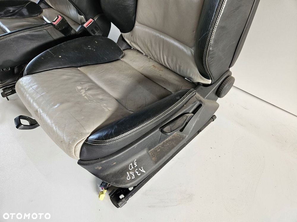 FOTELE KANAPA SKÓRA AUDI A3 8P 5 DRZWI PODGRZEWANE - 5