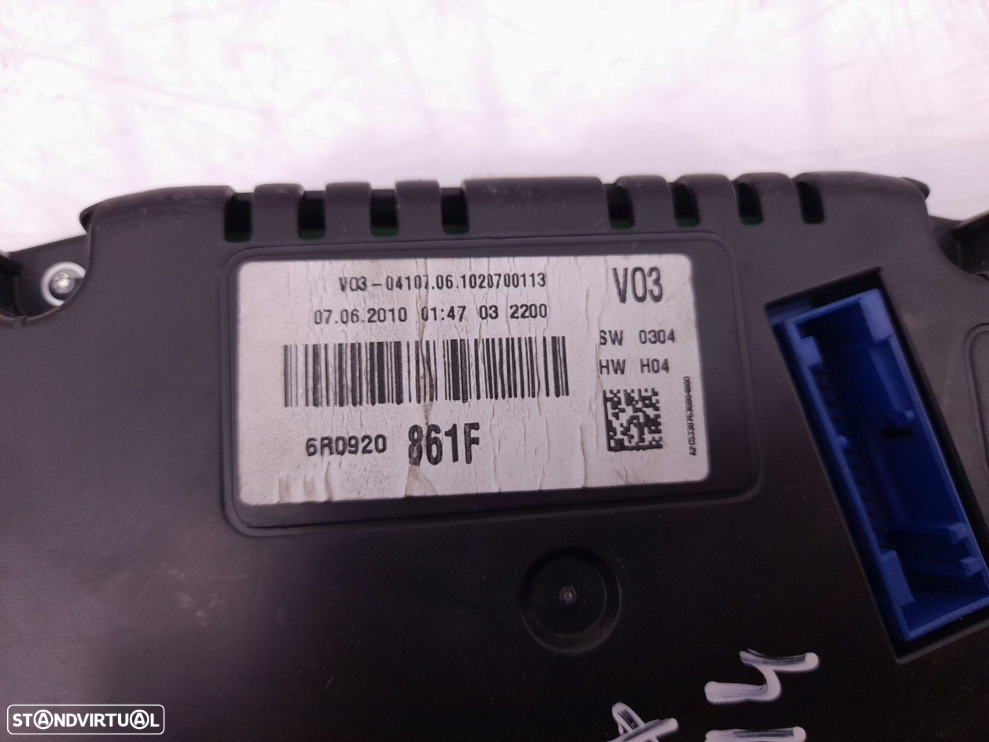 Quadrante / painel de instrumentos VOLKSWAGEN Polo (6R, 6C) - 3
