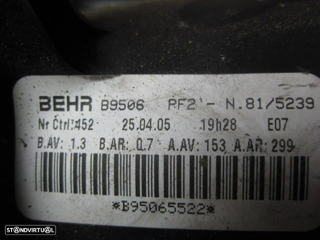 MOTOR SOFAGEM PEUGEOT 307 BREAK 2005 -B9506 - 1