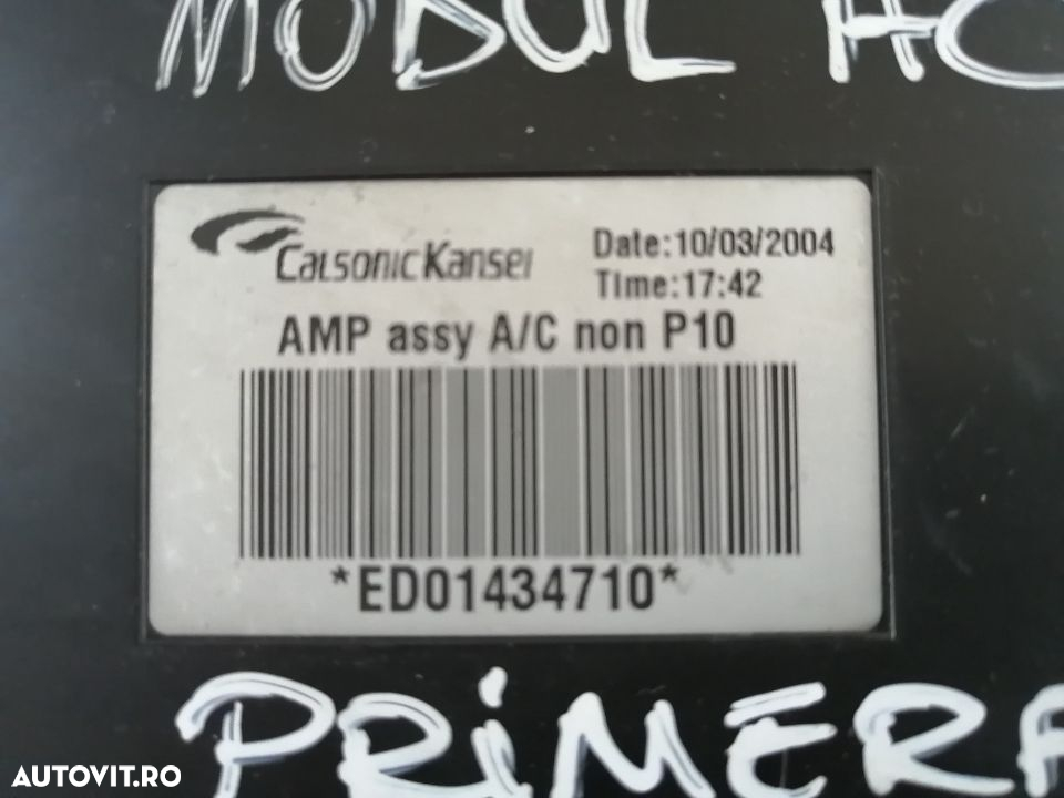 Modul Clima Modul/Confort Nissan Primera 2002/2008 - 6