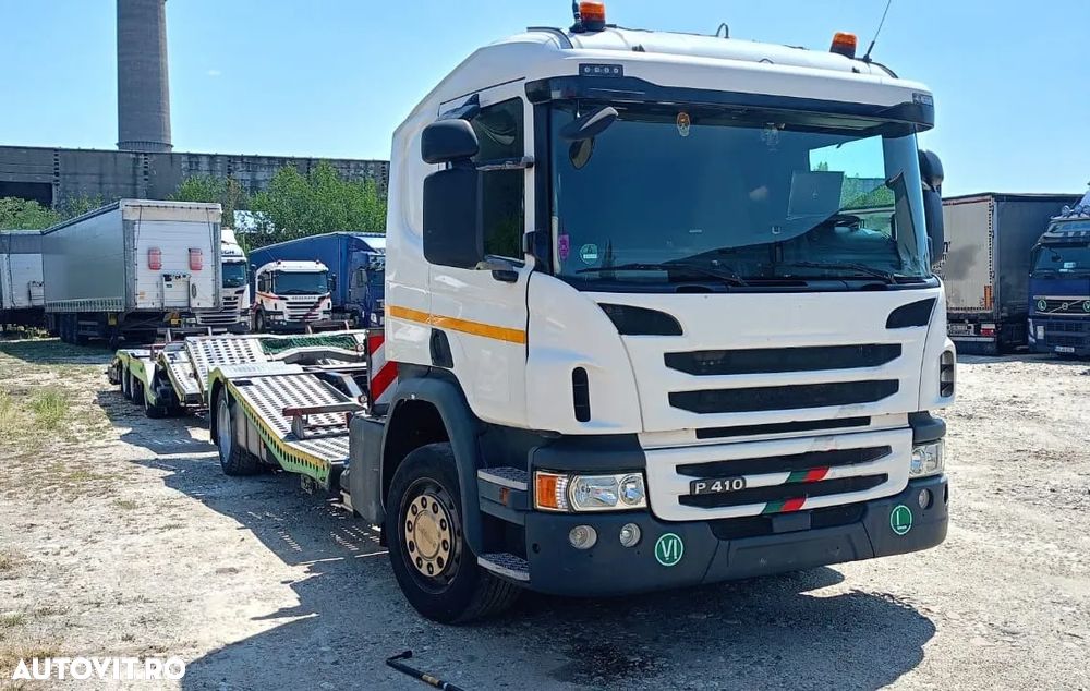 Scania P410 transportor pentru 3 capete tractor, pregatire VDI - 1