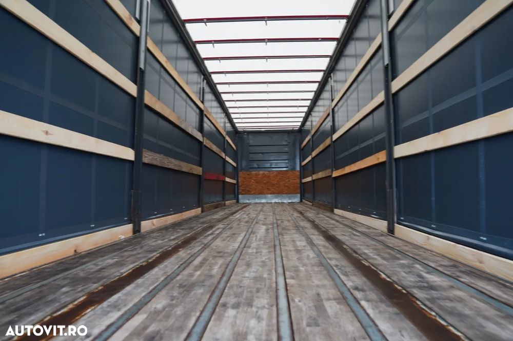 Fruehauf CORTINĂ / STANDARD / LIFT 2.000 kg / PODEA PUTERNICĂ CU BAIE / CONTENIER PENTRU PALEȚI - 17