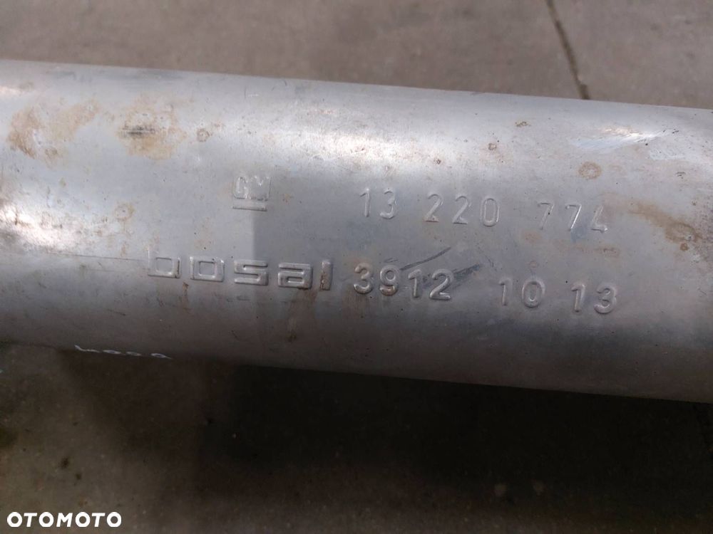 TŁUMIK WYDECH KOŃCOWY + SONDA OPEL CORSA D 1.2 16V 13220774 - 3