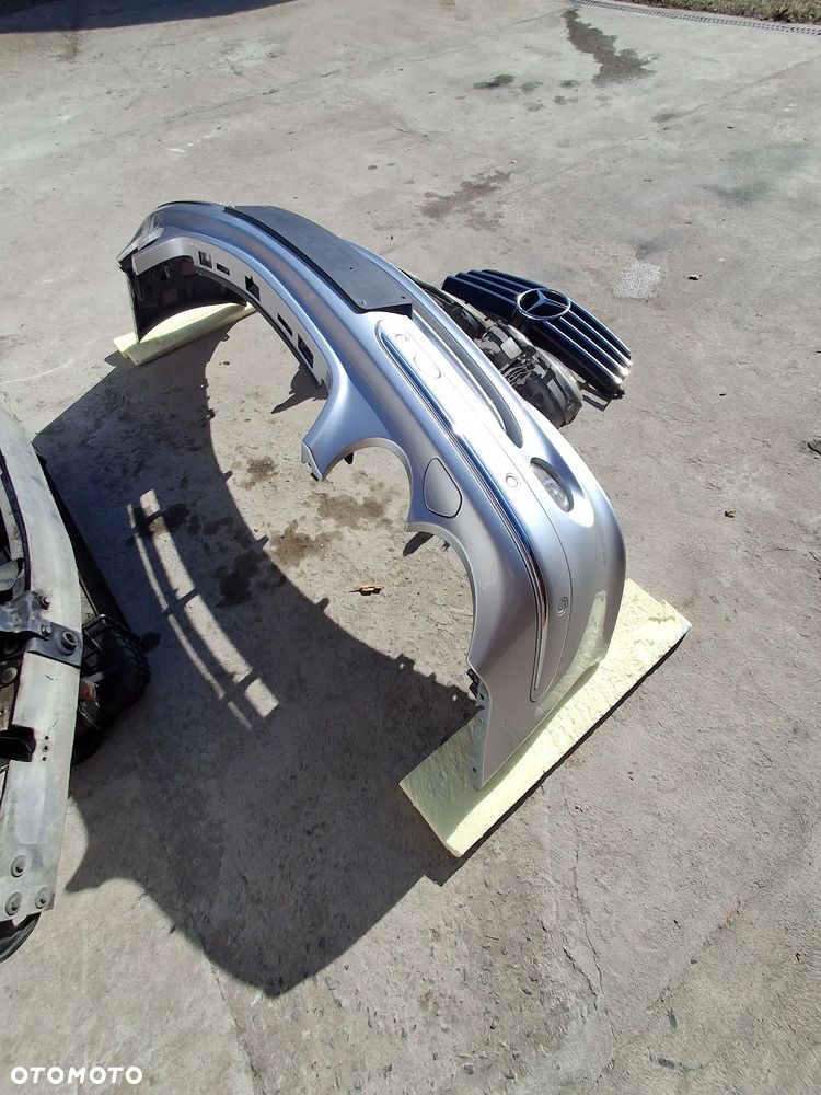Mercedes W209 CLK maska zderzak błotniki lampy wzmocnienie przód 744 - 10