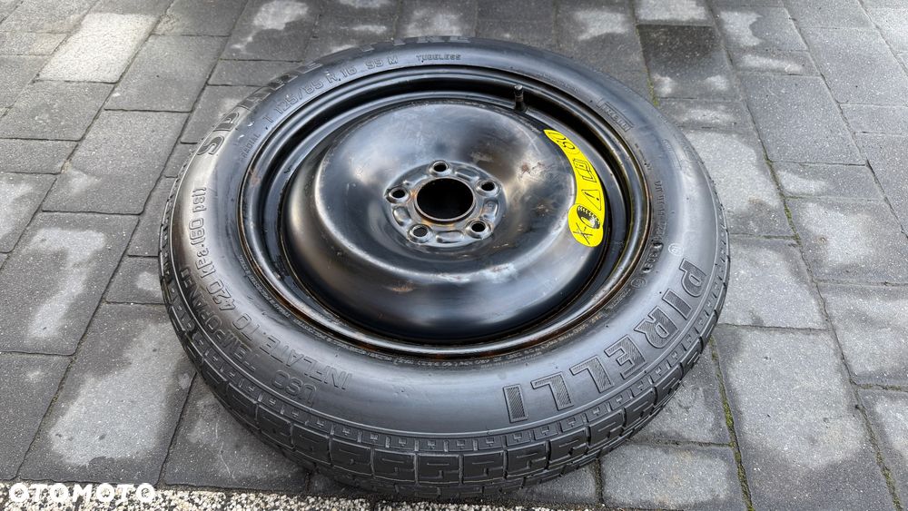 Koło dojazdowe r16 5x108 125/85 et25 Jaguar Ford volvo v50 dojazdówka felga - 2