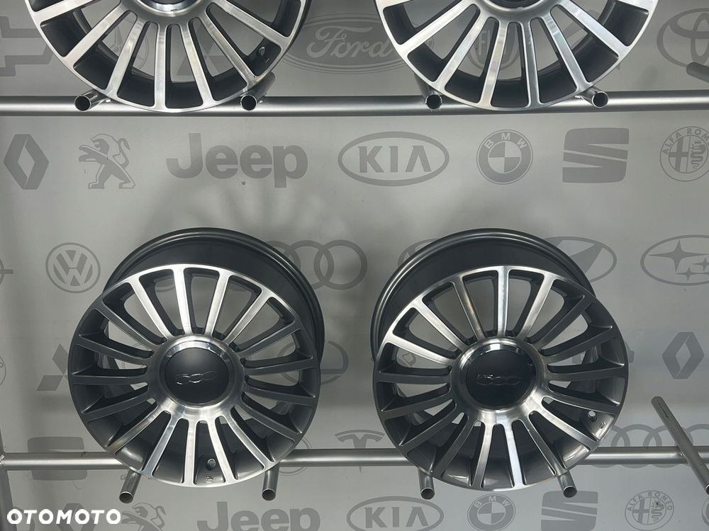 FELGI ALU FIAT 500 16 4X98 ET35 DEKIELKI ORYGINALNE - 4