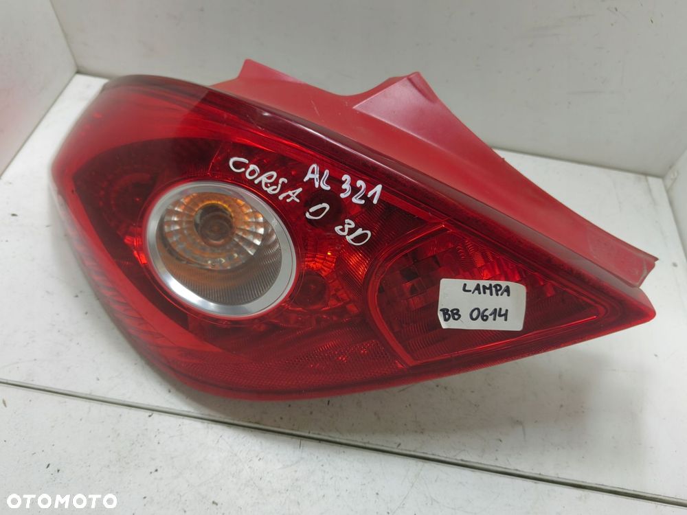 lampa lewy tyŁ opel corsa d 3d 13186350 - 1