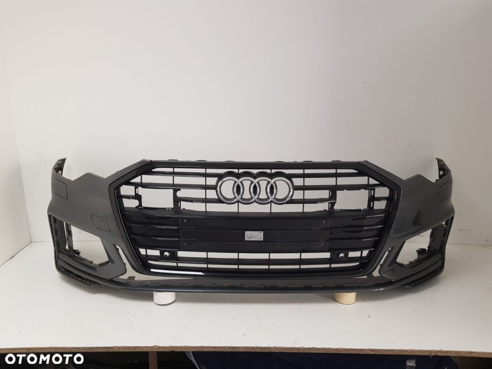AUDI A6 C8 18- ZDERZAK PRZEDNI PRZÓD GRILL ATRAPA ACC ASSIST 6PDC IGŁA 4K0853651C - 1