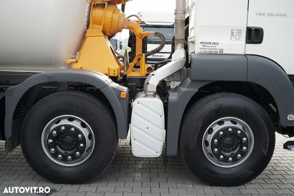 MAN TGS 32.400 / 8x4 / BETONIERĂ SCHWING STETTER / BETONIERĂ 9M3 / CAMERĂ VEDERE SPATE - 21