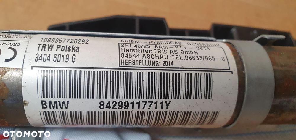 Kurtyna Airbag poduszka lewa BMW X1 E84 Lift 84299117711Y - 6