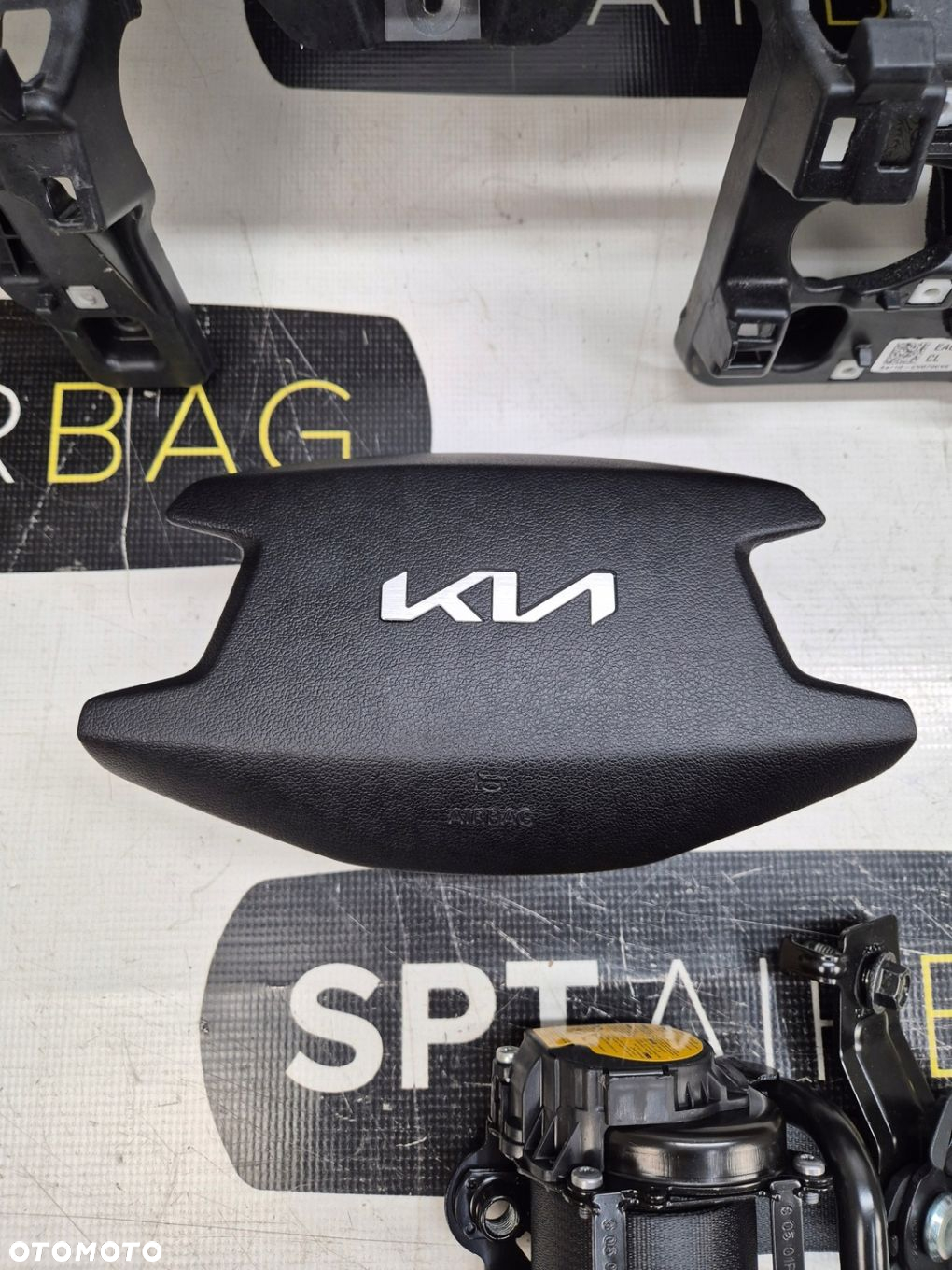 KIA EV6 DESKA ROZDZIELCZA KONSOLA KOKPIT PULPIT PODUSZKI AIRBAG AIR BAG PASY KIT SET - 7