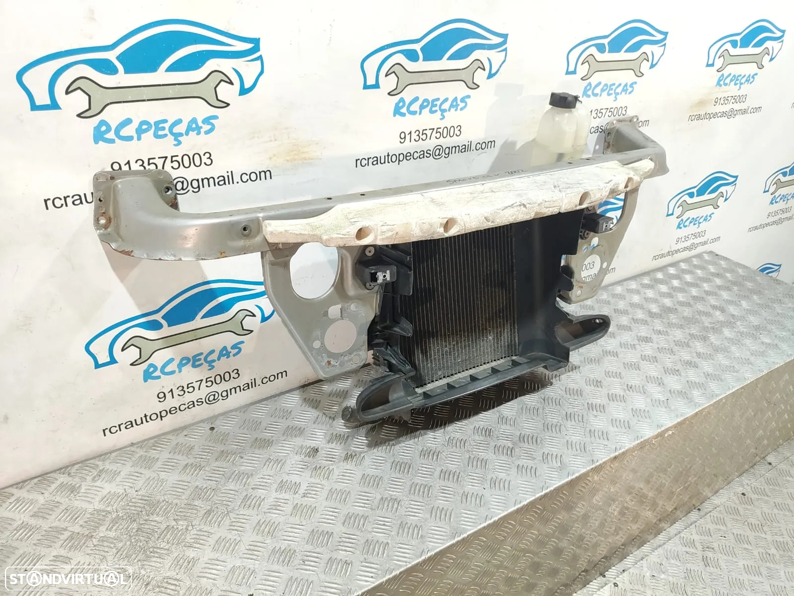 Frente fibra/chapa Smart Fortwo 0.8 cdi com radiador e ventilador original - 6