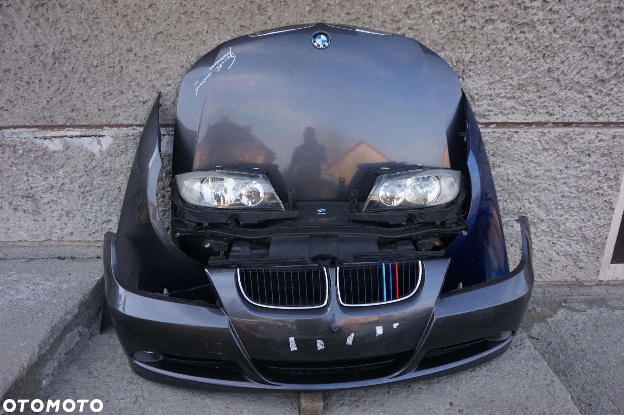 ZDERZAK MASKA BŁOTNIK KOMPLETNY PRZÓD BMW 3 E90 E91 - 1