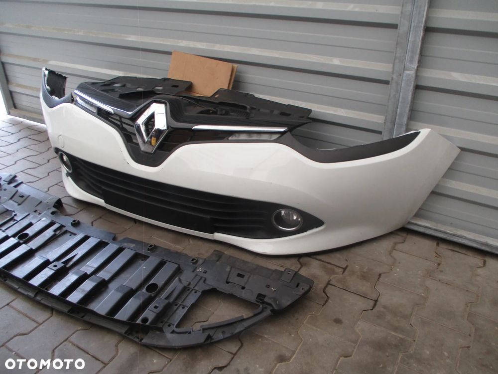 RENAULT CLIO IV 4 2012-2016 ZDERZAK PRZEDNI PRZÓDDV369 BIAŁY - 2