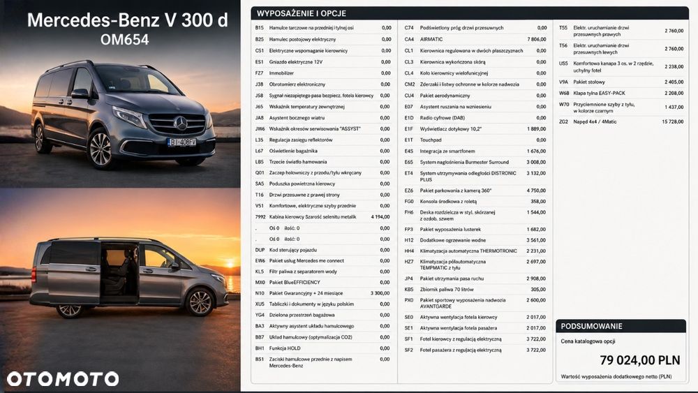 Mercedes-Benz Klasa V 300 d 4-Matic Avantgarde 9G-Tronic (d³ugi) - 4