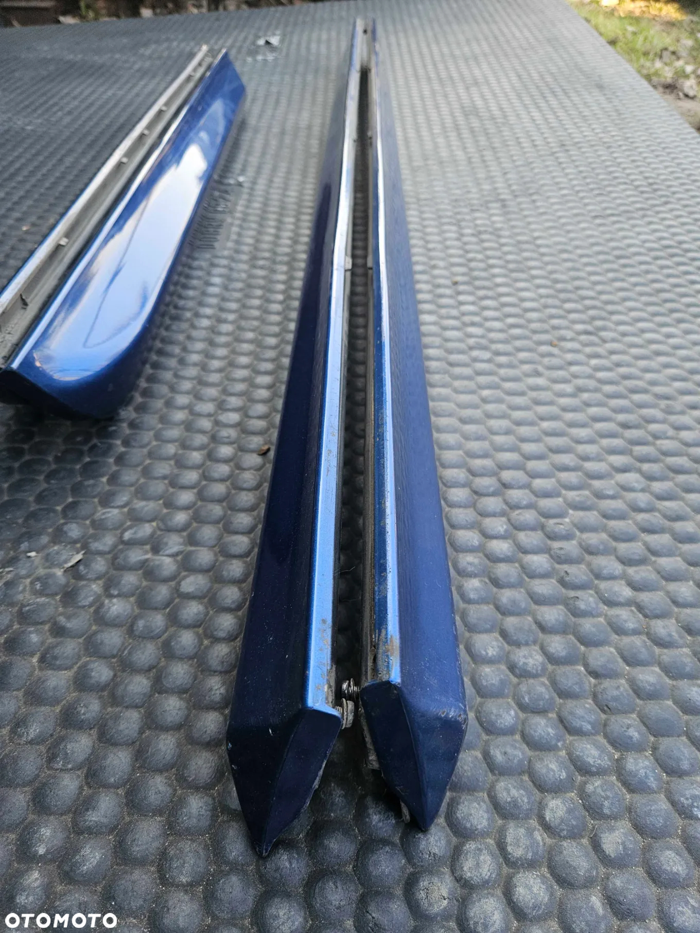 Listwa Listwy Drzwi S-Line Dolne Niebieskie Komplet Audi A4 B6 B7 Oryginalne - 39