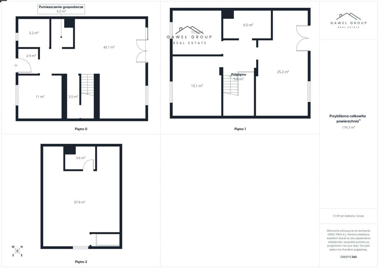Nowy dom bliźniak 174,7 m² | duża działka 511 m² - Pełny obrazek: 5/20