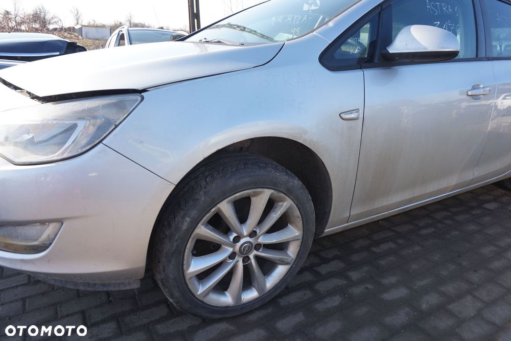 MASKA ZDERZAK BŁOTNIKI LAMPY ASTRA IV J Z176  OPEL 2009-2015 SREBRNY PRZÓD KOMPLETNY - 20