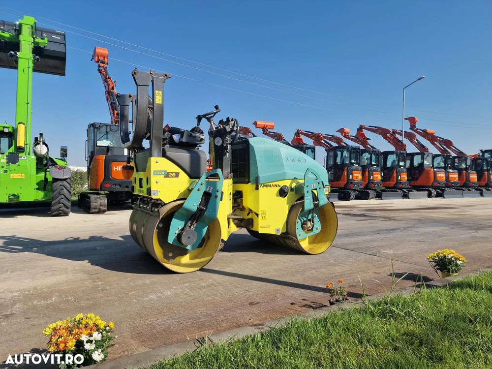 Ammann ARX 26, 934h, 2018, latime tambur 1,2m, 2,6t, sitem stropire, motor Yanmar 31CP, Lungime 2,3m, inaltime 2,1m, posiblitte leasing 3 ani, STARE FOARTE BUNA-PROMOTIE 19.900 Eur+Tva - 13