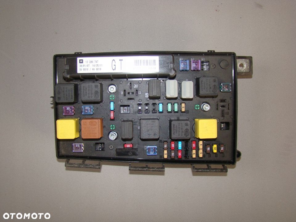 MODUŁ NADWOZIA UEC OPEL ZAFIRA B ASTRA H TWIN TOP 13206747 GT + KOD PIN - 4