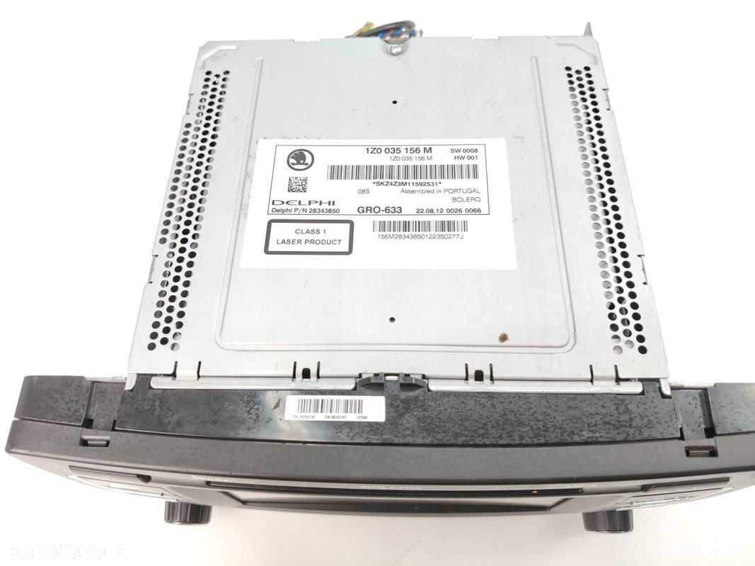 RADIO BOLERO CD SKODA OCTAVIA II YETI RAPID 1Z0035156M - 4
