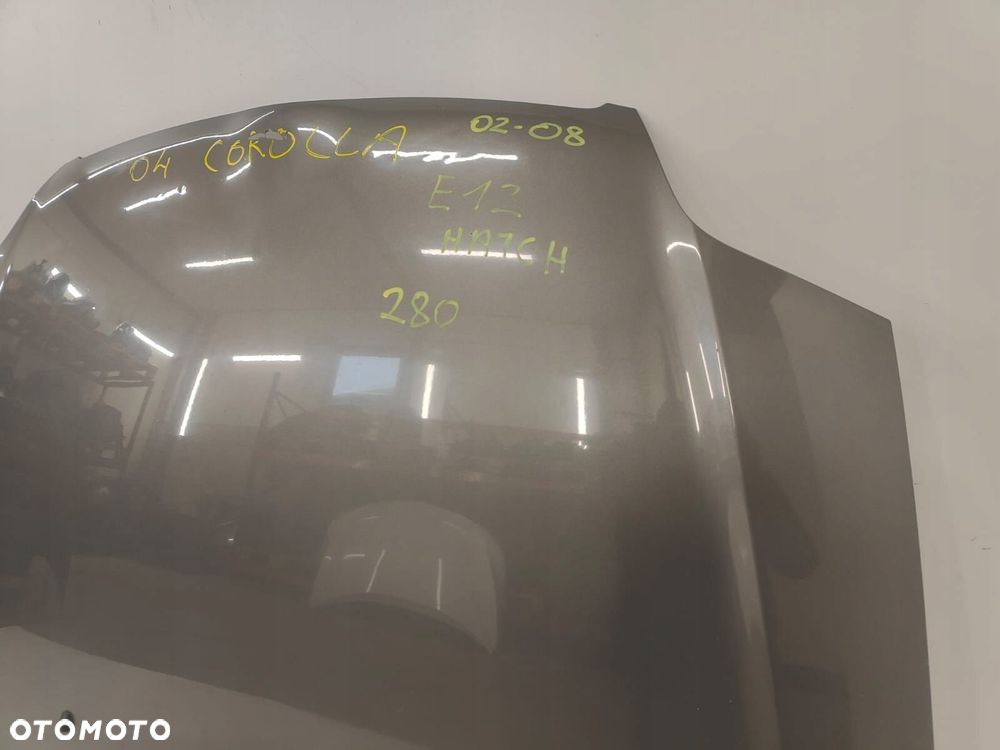 toyota corolla e12 02-08 sedan maska pokrywa silnika - 3