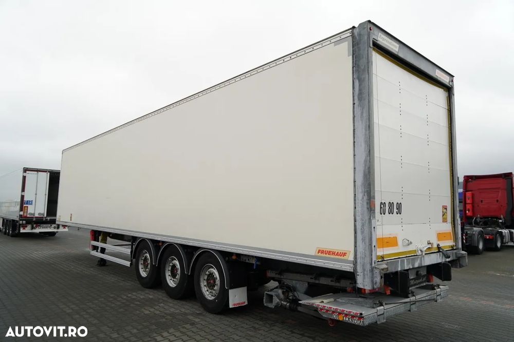 Fruehauf CONTAINER / LOT / OBLOAN RULANT / LIFT DHOLLANDIA / AXĂ SUSPENDATĂ / SAF / PODEA REZISTENTĂ - 5