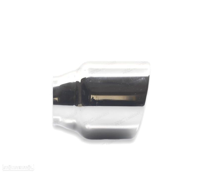 PONTEIRA DE ESCAPE UNIVERSAL CURTA CROMADA - 2