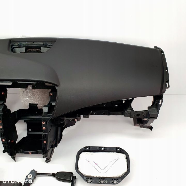 OPEL ZAFIRA C LIFT DESKA ROZDZIELCZA KONSOLA KOKPIT PULPIT PODUSZKI AIRBAG AIR BAG PASY KIT SET - 3