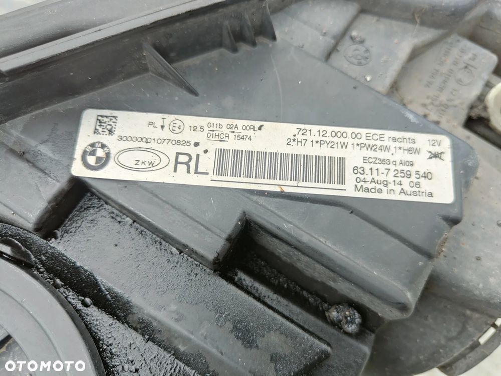 BMW F30 F31 Lampa przednia przód Lewa Prawa H7 - 8