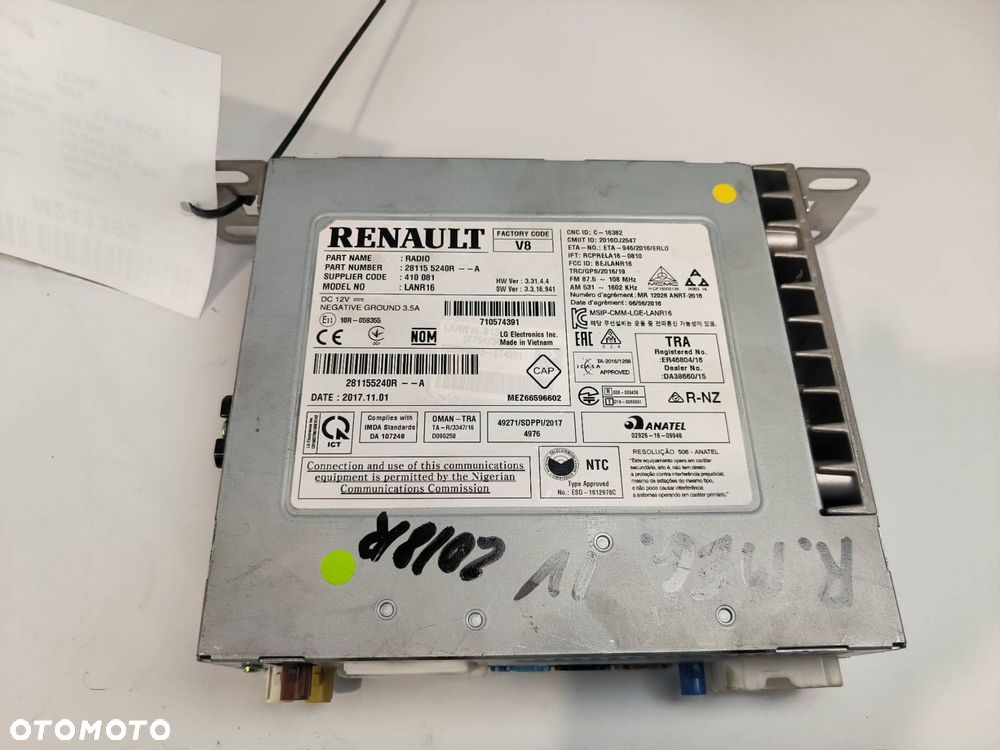 RADIO RENAULT MEGANE IV LIFT 281155240R - 4