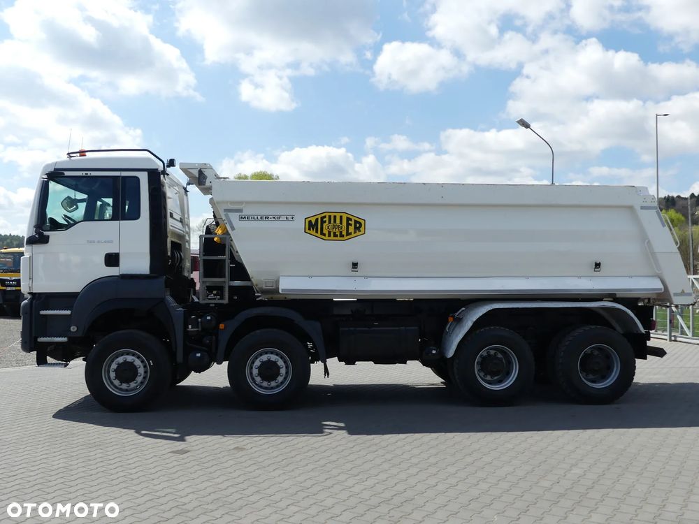 MAN TGS 41.460 / 8x8 / WYWROTKA MEILLER / MANUAL / NISKI PRZEBIEG / - 11