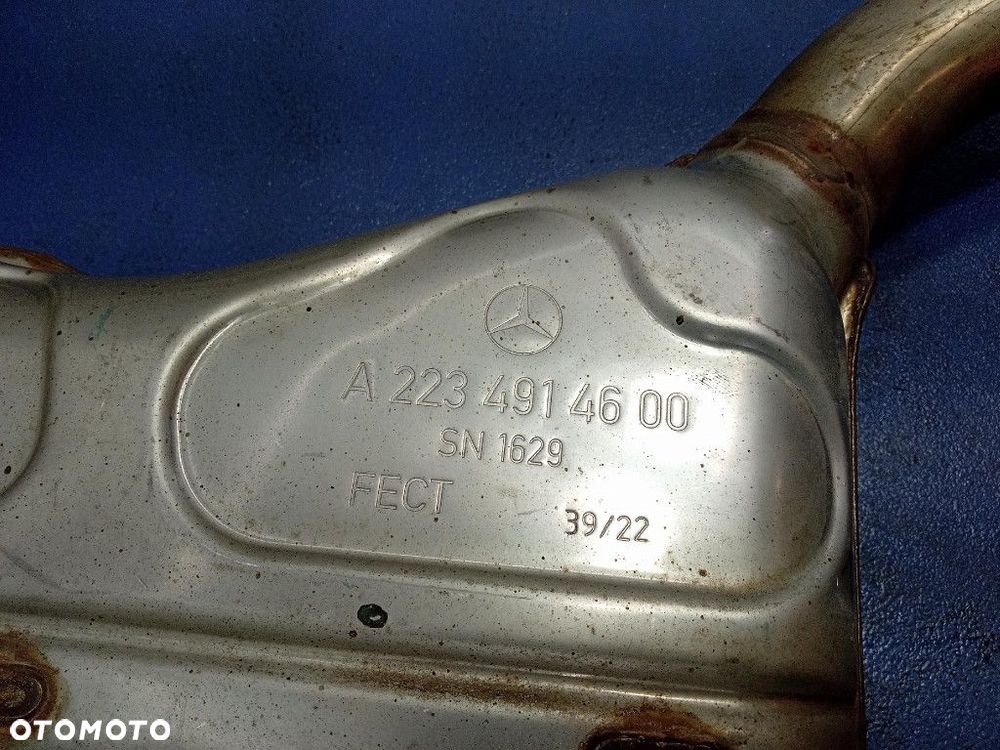 S KLASA W223 4.0 V8 BITURBO TŁUMIKI WYDECH KOŃCOWY ŚRODKOWY A2234914400 - 7