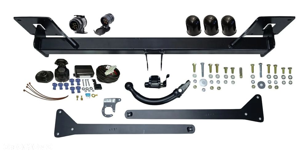 AUDI A8 D4 2010-2017+QUATTRO HAK HOLOWNICZY Z KULĄ WYPINANĄ POZIOMO PRZY POMOCĄ DŹWIGNI+MODUŁ13PIN - 2
