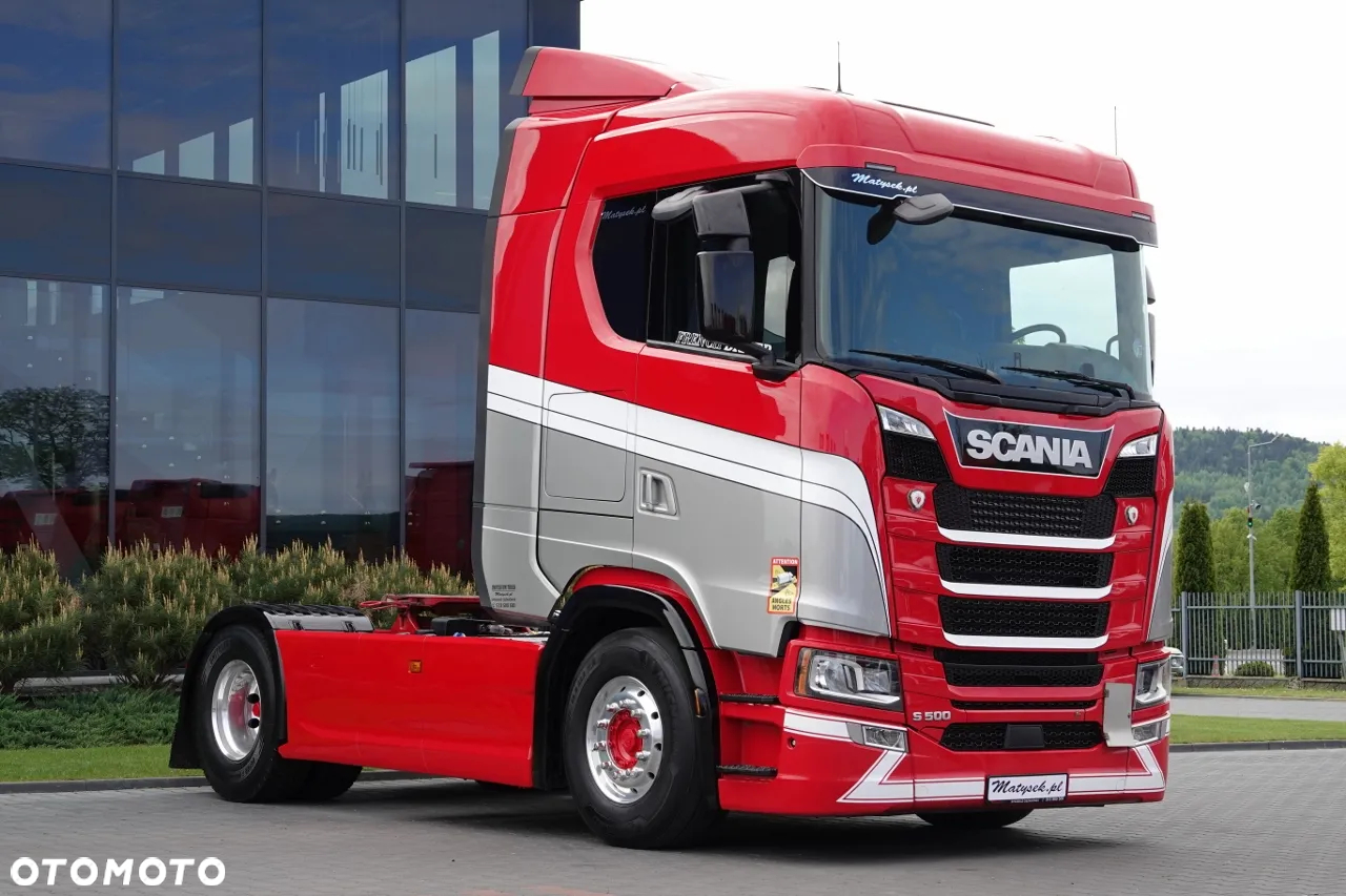 Scania S 500 / RETARDER / HYDARAULIKA / PRZÓD NA PODUSZKACH / KLIMA POSTOJOWA / ALUFELGI / OPONY 100% / PO KONTRAKCIE SERWISOWYM / SPROWADZONY - 2