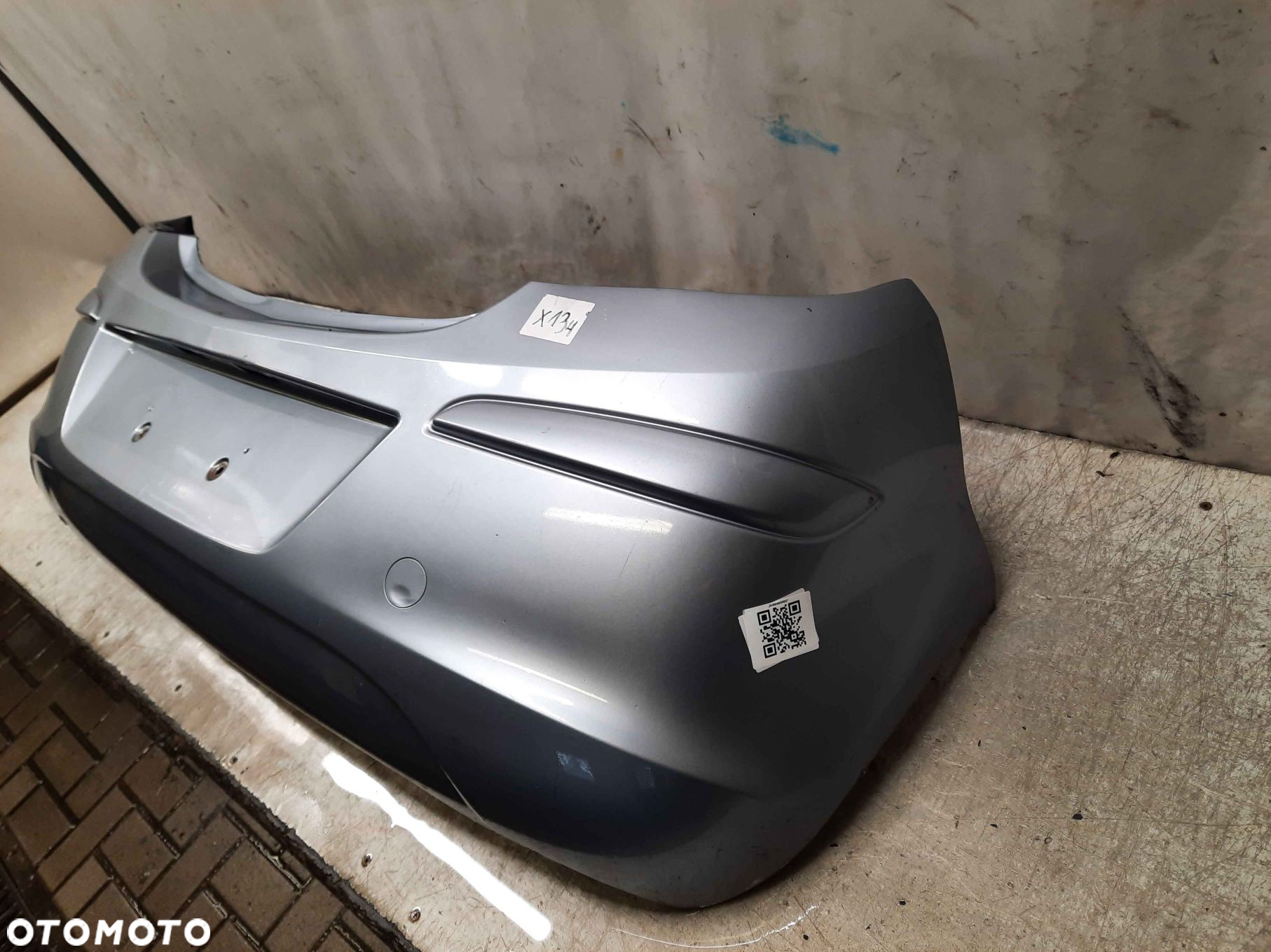 / ZDERZAK TYŁ TYLNY OPEL CORSA D Z163 SZARY 3D 3 DRZWI HB - 3