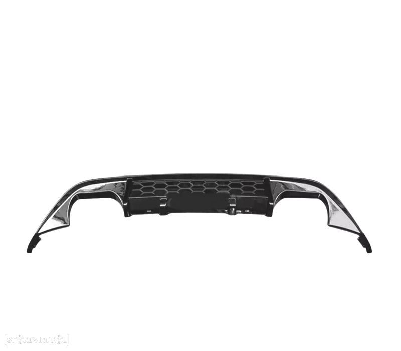 DIFUSOR VOLKSWAGEN VW GOLF 7 12-17 LOOK R PRETO BRILHANTE - 2