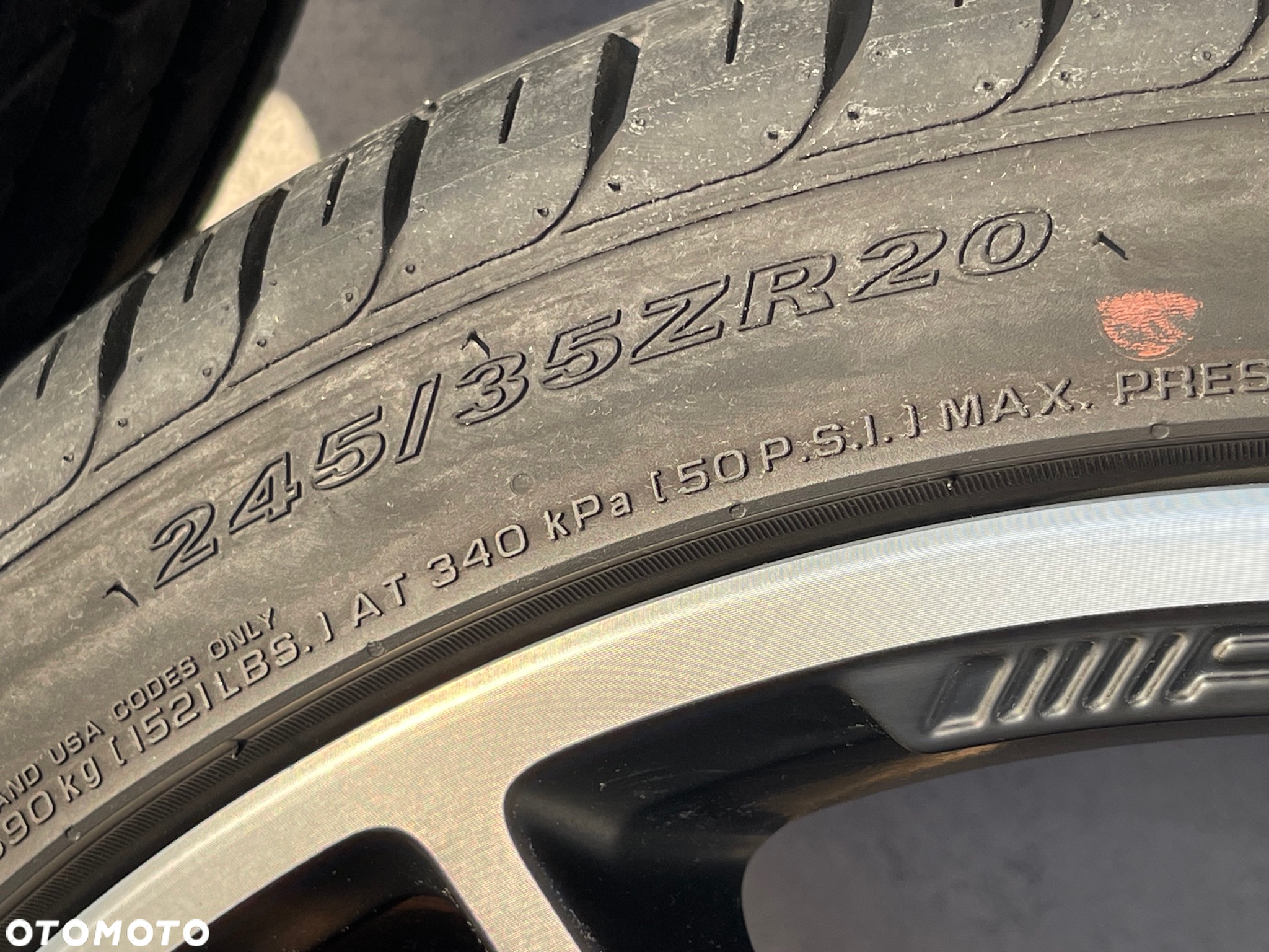 KOLA FELGI ALUMINIOWE MATOWE 20 AMG OPONY MERCEDES E W213 W238 CLS W257 ORYGINAL DEMONTAZ IDEALNE MAT 9JX20 8JX20 2134012500 2134014000 - 13