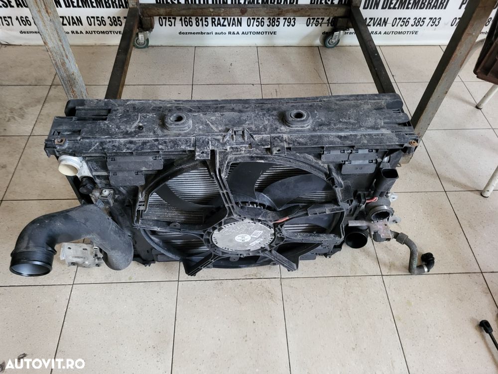 Trager Complet Cu Radiatoare Bmw F10 F11 3.0 3.5 4.0 Benzina Automat Motor N55B30 Mici Defecte - 4