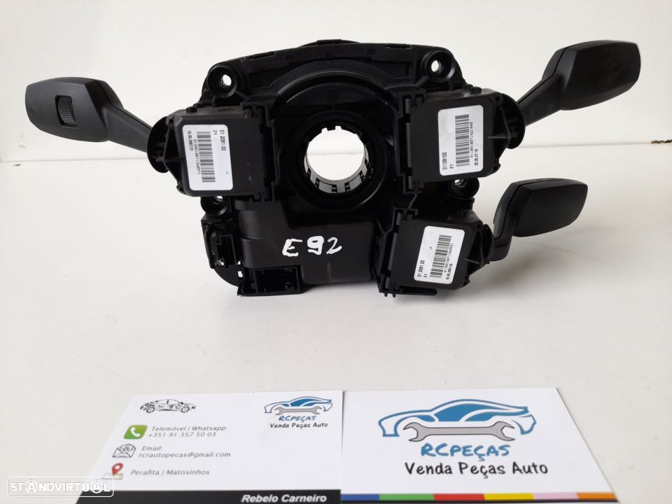 FITA AIRBAG BMW SERIE 3 E92 COUPE 61316989557 6989557 SERIE 3 E90 E91 E93 SERIE 1 E81 E82 E87 E88 X1 E84 X5 E70 X6 E71 E72 Z4 E89 MANETE MULTIFUNÇÕES COMUTADOR - 2