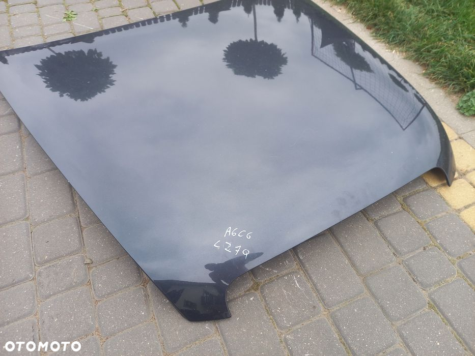 Maska przednia audi a6 c6 lakier lz7q bez uszkodzeń w kolor - 4