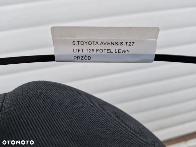 toyota avensis t27 lift t29 fotel kierowcy lewy przód uk - 6