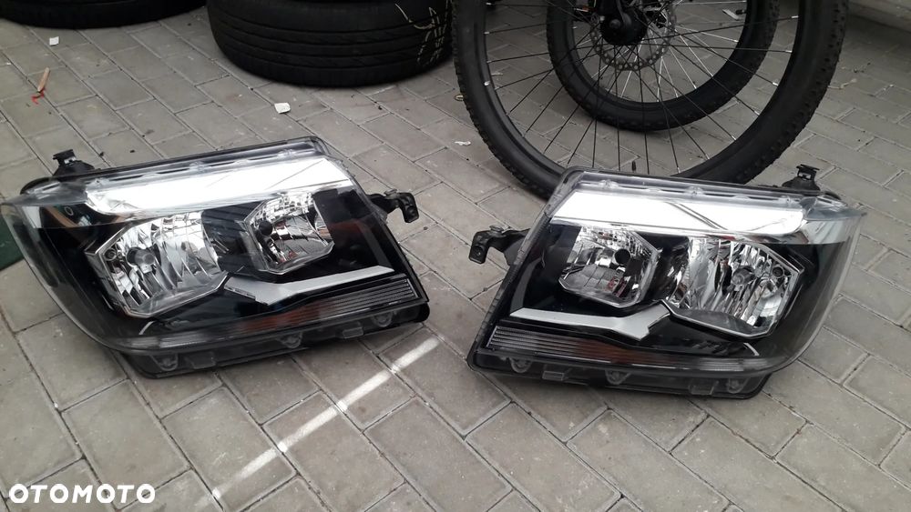 Maska błotniki zderzak chłodnice lampy   przód pas belka Man TGE Crafter 7C  biały biała - 13