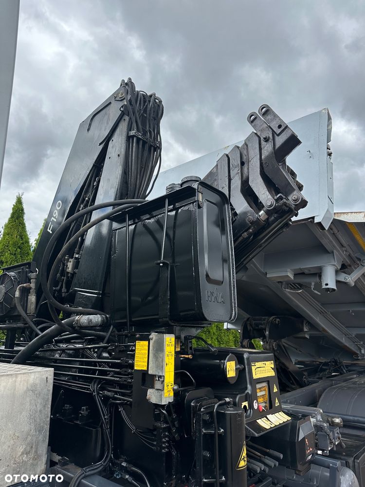 Renault Kerax 6x4 fassi f190 hydroburta wywrotka hds - 4